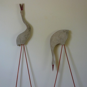 Folk Art Birds Straight from the Garden