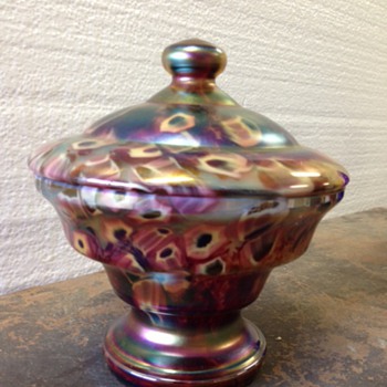 Kralik - Covered box - Art Glass