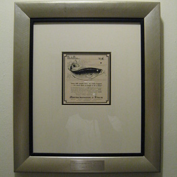 C.1964 ABERCROMBIE & FITCH  ADVERTISEMENT ORIGINAL NOT A REPRO.