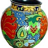 Huge Gouda Style Vase (marked Japan)