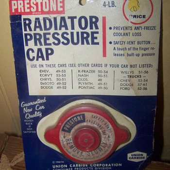 prestone radiator cap - Petroliana