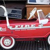 Fire Truck Pedal Car, Full Ball Bearing, circa 1968