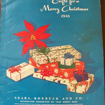 1945 Sears Catalog . Toys,clothes and Mannequin dolls and WWII over!