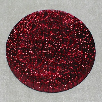 Red Glass plate - Art Glass