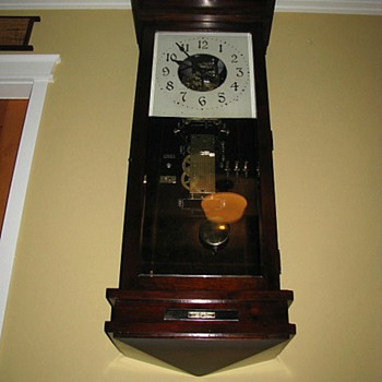 "THE GOLDEN RULE" DEPARTMENT STORE ST PAUL MN, 1914 MCCLINTOCK -LOOMIS MASTER CLOCK - Clocks