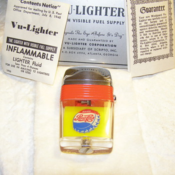 VU-LIGHTER-PEPSI-COLA LIGHTER-- - Advertising