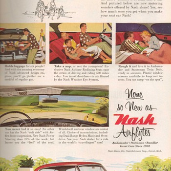 1953 - Nash Airflytes Advertisement