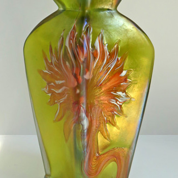 Kralik Abstract Flower Vase - Art Glass
