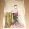 Civil War era tinted CDV of boy