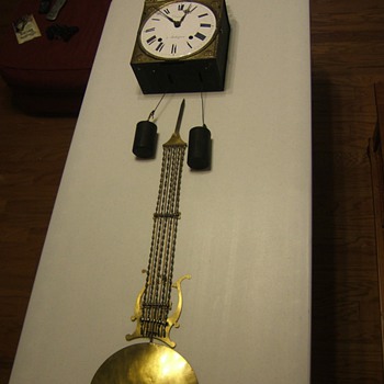 French Comptoise Wall Clock - Clocks