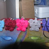 Fuzzy elephant charms