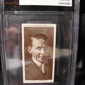 1938 Churchman's Cigarettes card # 50-- John E. Harding