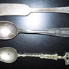 3 silver-plated pieces, late 1800s