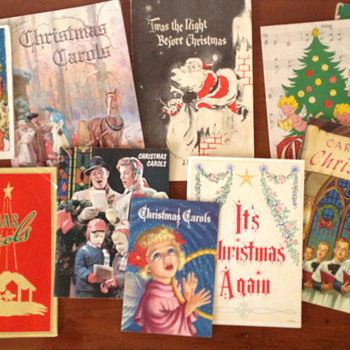 My Vast Collection of Vintage Christmas Carol Booklets