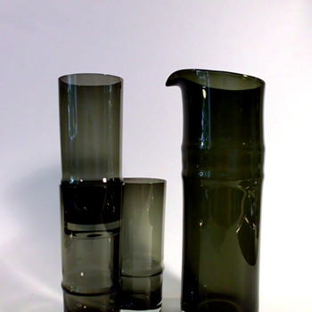 Hans Theo Baumann Jug and Glasses for Gralglas - Art Glass