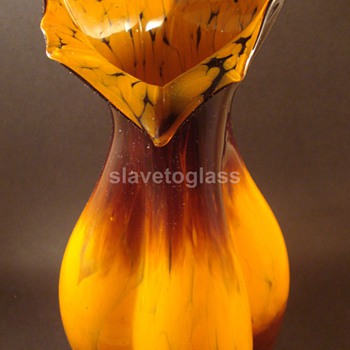 Kralik Bohemian Vase - Art Glass