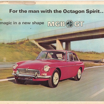 1966 MG/MGB GT Sales Brochure
