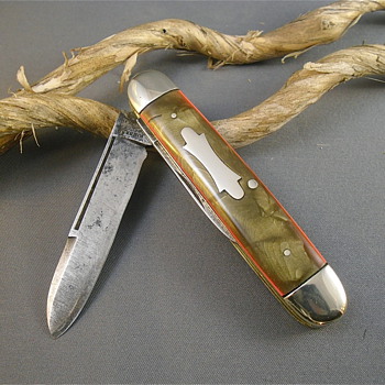 Hibbard Spencer Bartlett 1930s Celluloid Knife - Tools and Hardware