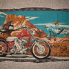 Old cloth of biker lightning bolts very old!