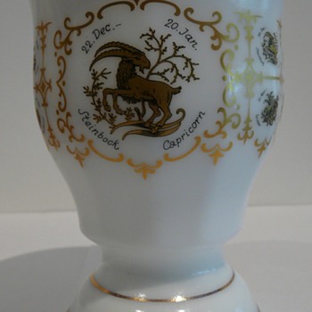 Milk Glass Mystery Beaker - Glassware