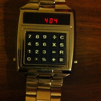 My Vintage 1976 Hughes Aircraft Calculator Watch/Battlestar Galactica