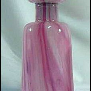 Loetz Deco Perfume / Cologne Bottle c. 1920 - Art Glass
