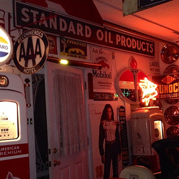 Standard Oil Products Porcelain Sign...Two Colors - Petroliana
