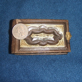 Mini tintype album for gem size images - Photographs