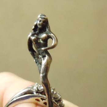 Sterling Coke or Drug Spoon,  from thrift store!  "Give me $5 and take it!"  she wanted it out of the store - Sterling Silver