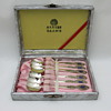 Help Identifying:  Asian Silver & Enameled Boxed Spoon Set