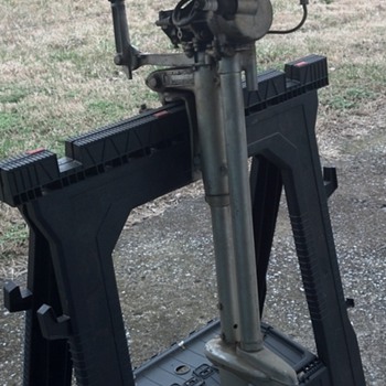 Vintage boat motor.
