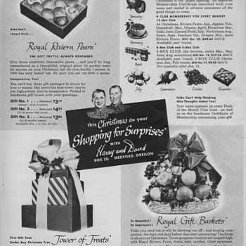 1950 Harry & David Advertisement - Advertising