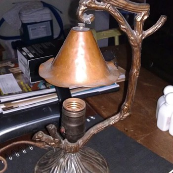Vintage Brass/copper Desk Lamp! - Lamps