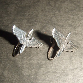 WW2 Army Air Corps Sweetheart earrings - Fine Jewelry