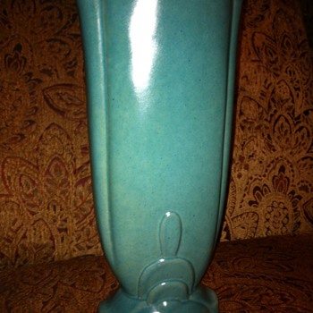 Frankoma Tall Mantle Vase #76 - Art Pottery