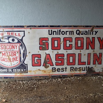 Old Socony Sign - Signs