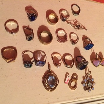A Collection of Jewelry found at the dump - Fine Jewelry