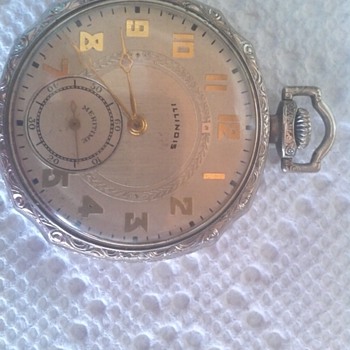 Illinois open face meritime - Pocket Watches