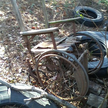One old wheelchair