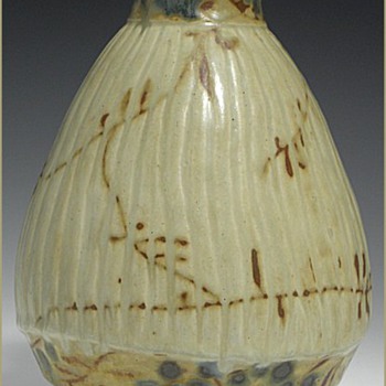 Three Karin Blom Royal Copenhagen Stoneware Japonist Style Vases - Art Pottery