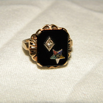 Antique Order of the Eastern Star Ring