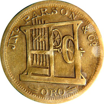 Dr. Parsons $5 Colorado Territory Gold - US Coins