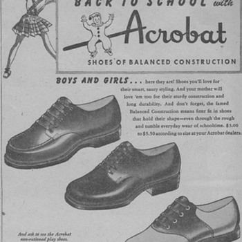 1945 - Childrens Shoes Advertisement