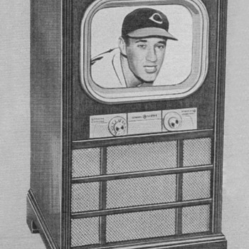 1951 - Gen. Elec. Model 17C105 Console TV Advertisement