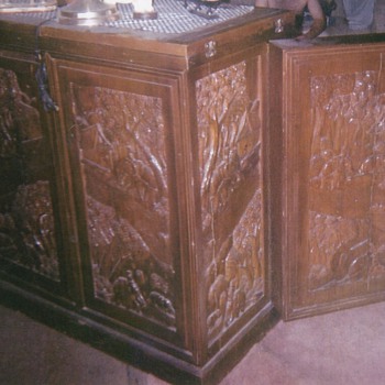 Hand carved bar brought from the 1900's 