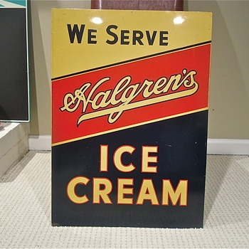 Halgren's Ice Cream sign