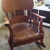 1900's Oak Rocking Chair