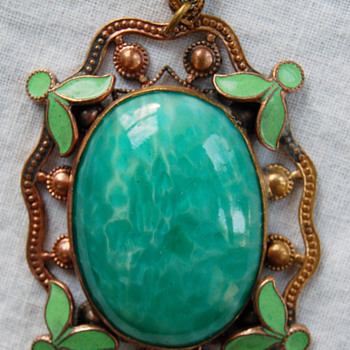 My Arts & Crafts Unsolved Mystery Pendant - Costume Jewelry