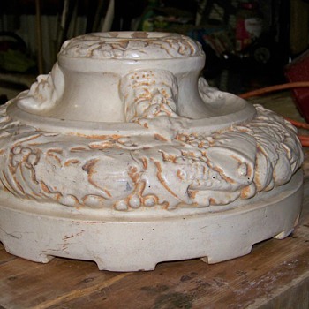 Haven't a clue Christmas Tree Stand - Art Pottery