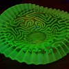 Early 1900s Jefferson Swirling Maze JIP Vaseline Brides Bowl